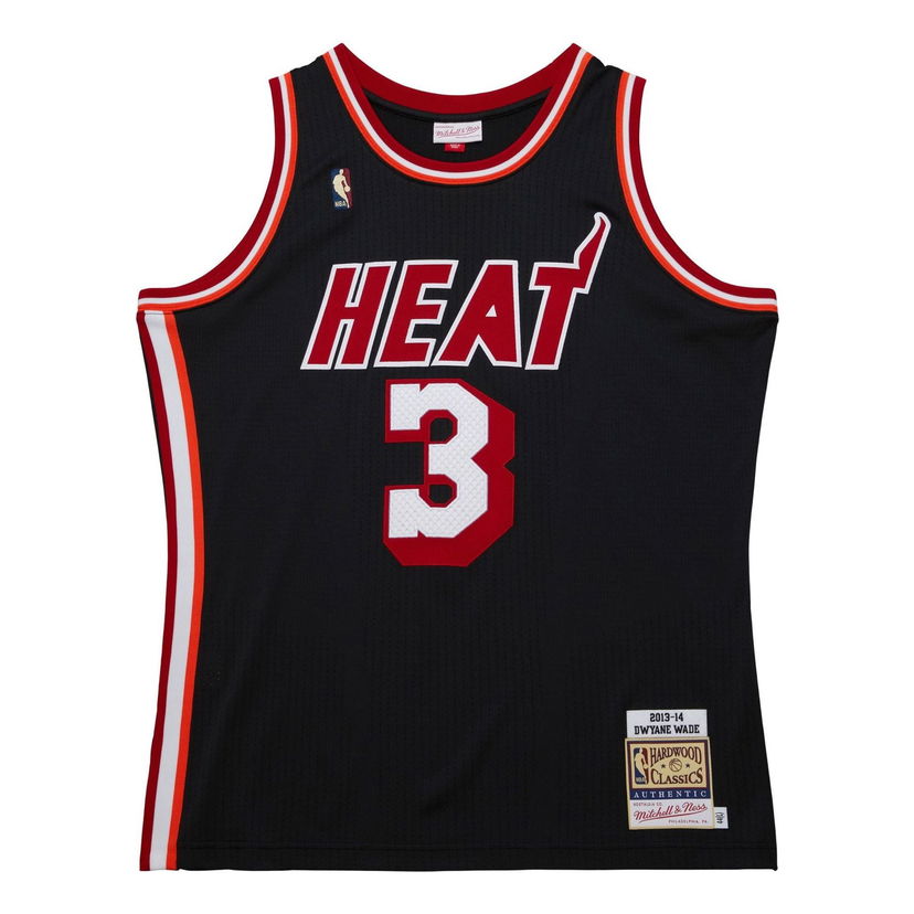 Dres Mitchell & Ness Miami Heat 2013-14 'Dwyane Wade' Basketball Jersey Crna | AJY46497-MHE13DWABLCK