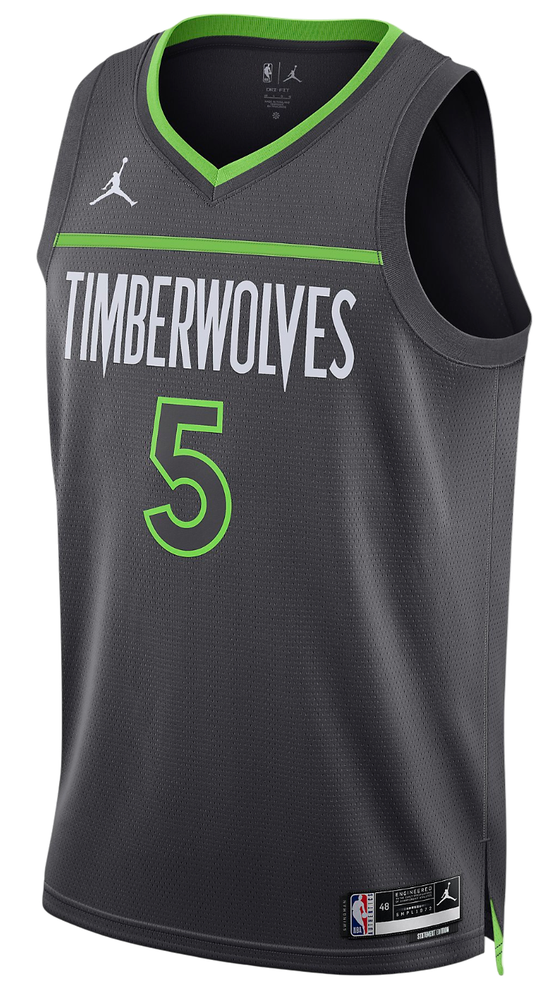 Dres Jordan Jordan NBA Minnesota Timberwolves Statement Edition Swingman Jersey Siva | do9534-065, 0