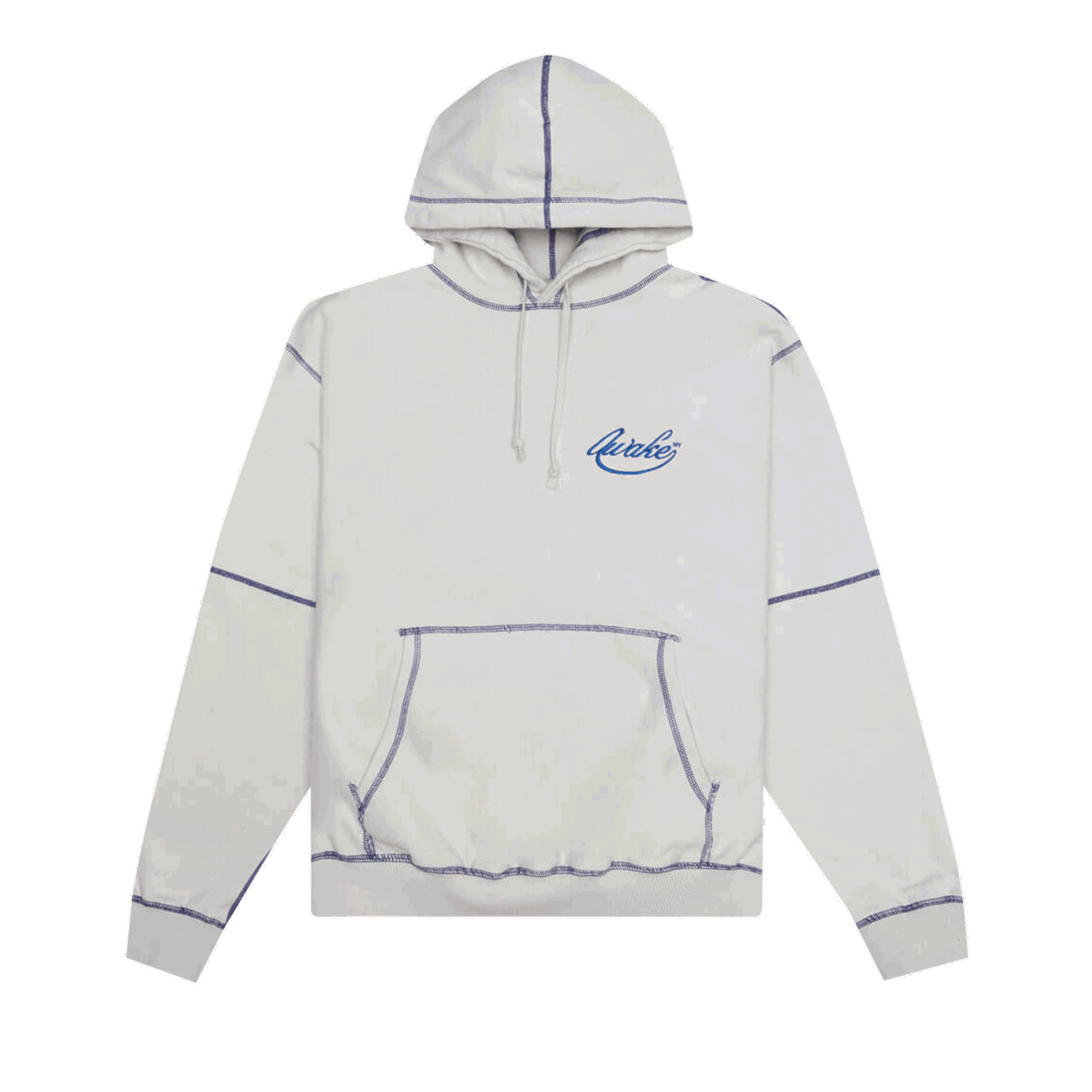 Dukserice Awake NY Contrast Stitch Script Logo Hoodie Bijela | AWK SP22 HD002 CREA, 0