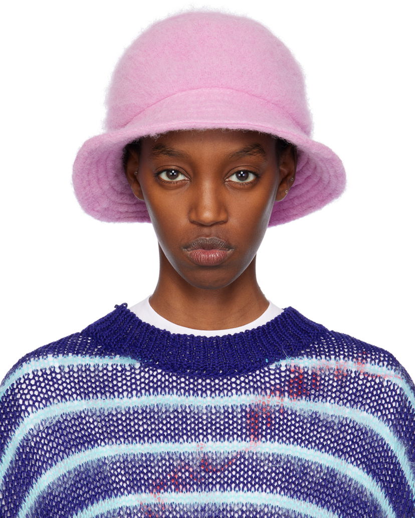 Šešir Marni SSENSE x Furry Bucket Hat Ružičasta | CLZC0090U1 UTW918