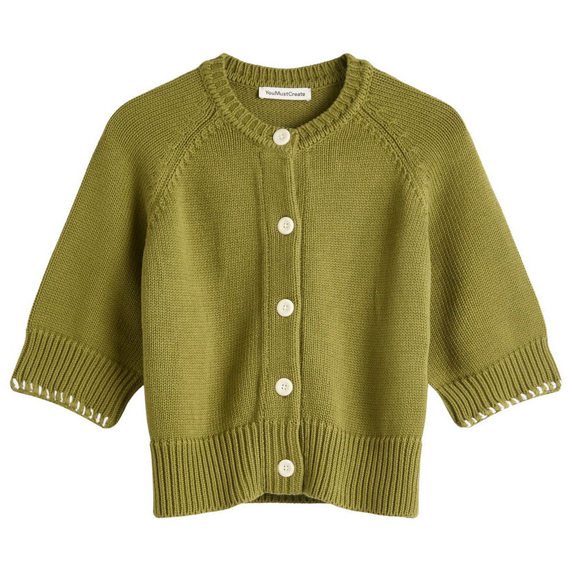 Džemper YMC YMC Kwai Knit Cardigan, Size Medium Zelena | Q8YMA-30