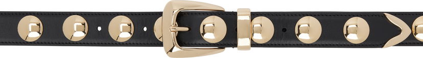 Pojasevi Khaite Khaite Benny Studded Belt Crna | 10015-763