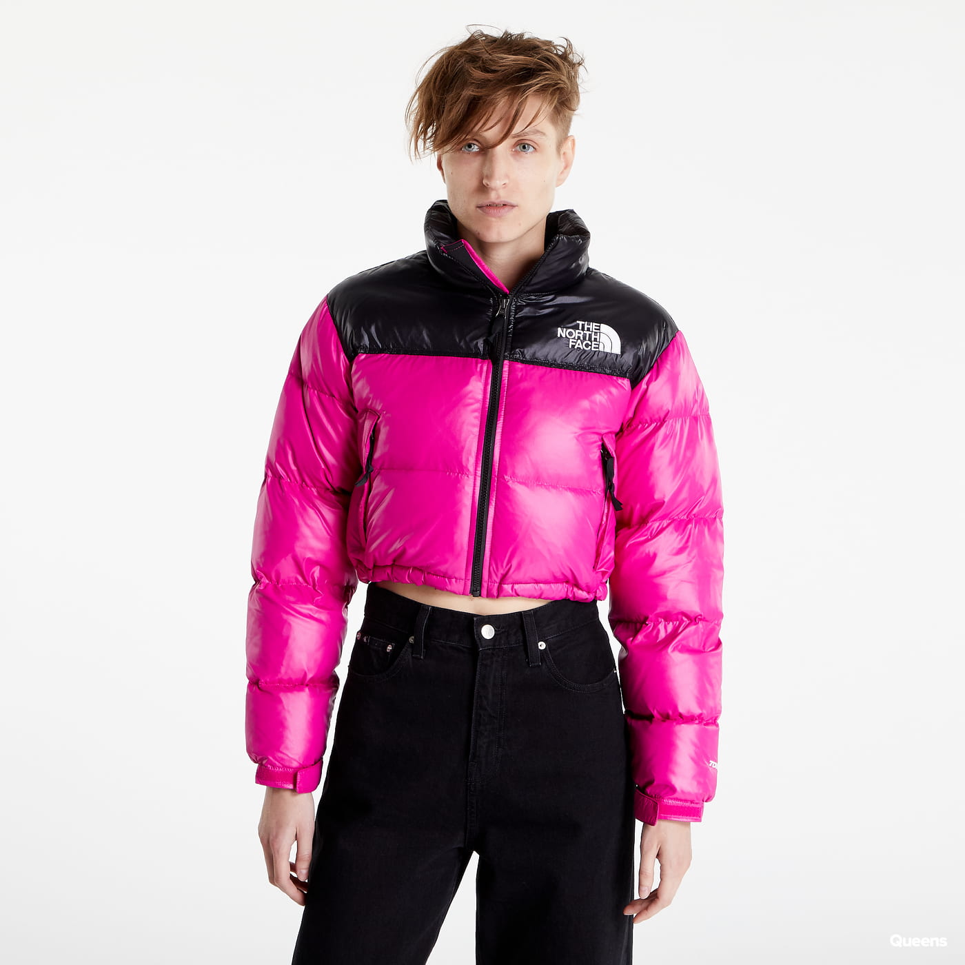Pernata jakna The North Face Nuptse Short Jacket Ružičasta | NF0A5GGE1461, 0