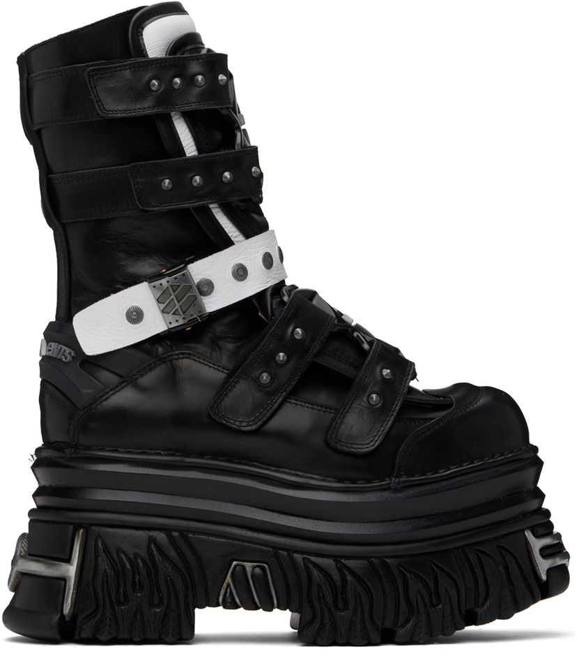 Odjeća VETEMENTS Vetements New Rock Edition Gamer Boots Crna | UA65BO100W