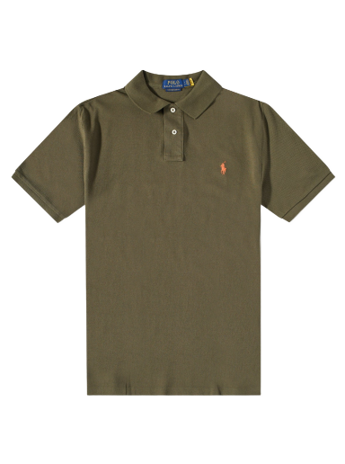 Polo majica Polo by Ralph Lauren Cusotm Slim Fit Smeđa | 710782592014