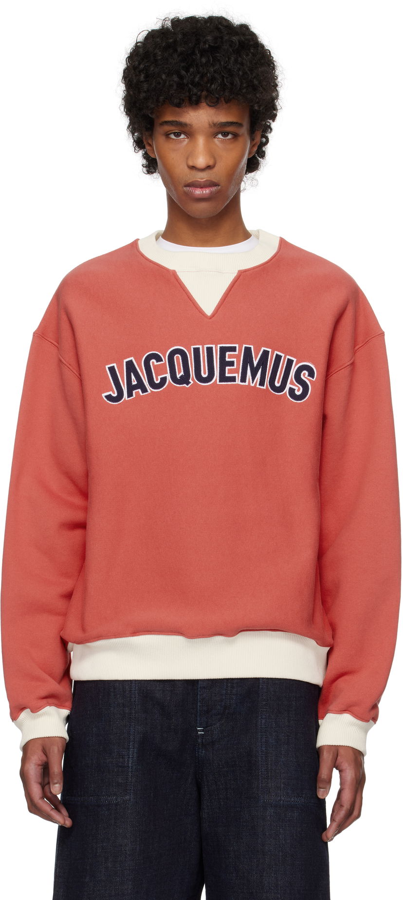 Džemper Jacquemus Jacquemus 'The Baseball' Sweatshirt Crvena | 25E255JS298-2462