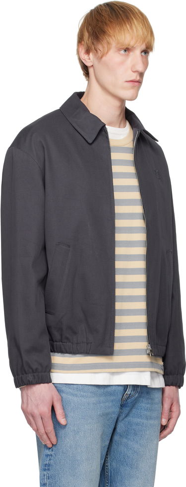 Bomber jakna MAISON KITSUNÉ Maison Kitsuné Elasticated Zipped Jacket Siva | OM02122WW9028, 1