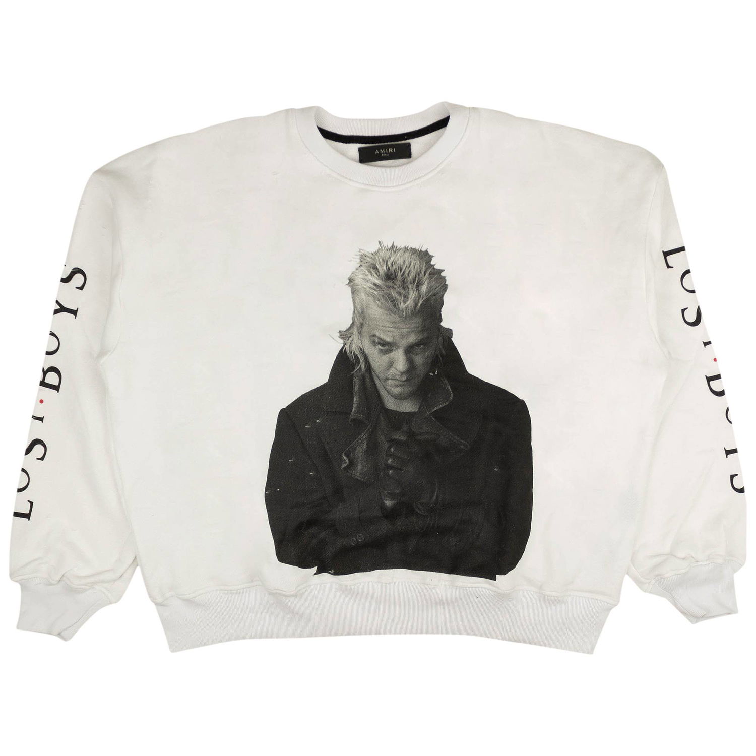 Dukserice AMIRI Lost Boys Loose Fit Crewneck Sweatshirt' Bijela | MKCRW LOBWHT WHIT, 1