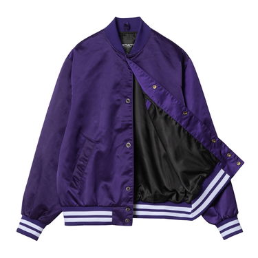 Bomber jakna Carhartt WIP Class of 89 Bomber Jacket Ljubičasta | I032992_23O_XX, 3