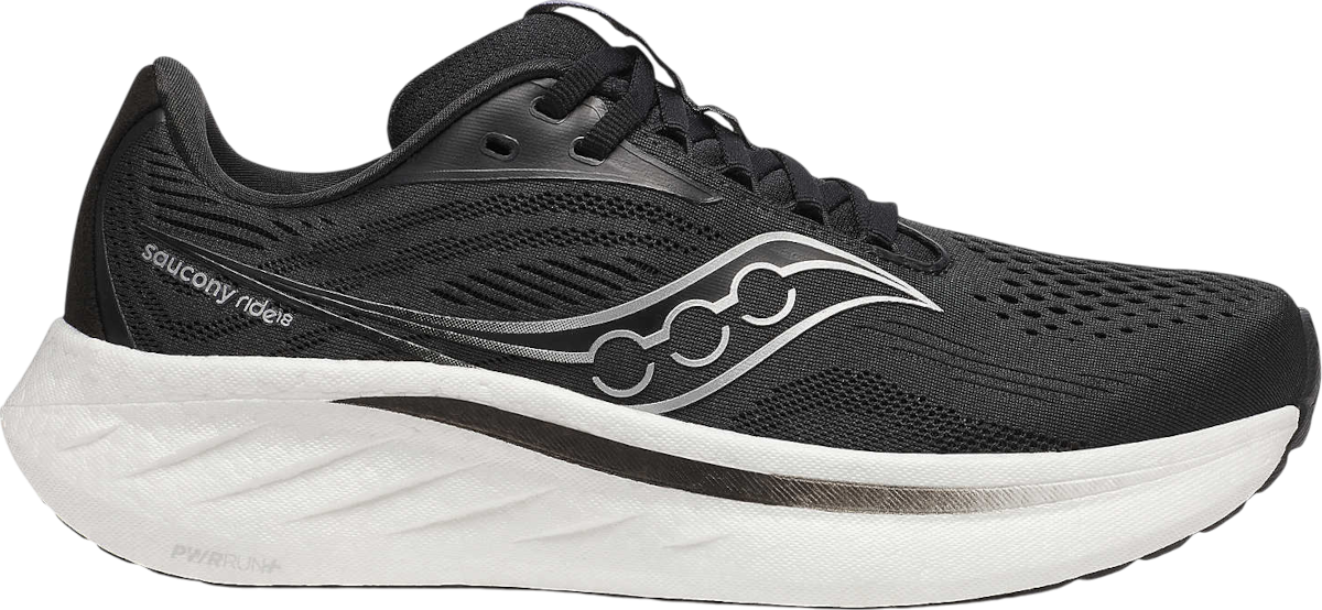 Tenisice i cipele Saucony RIDE 18 Wide Crna | s11001-100, 0