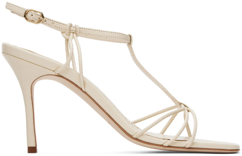 Dodaci Manolo Blahnik Manolo Blahnik Tabarekhi Heeled Sandals Bež | 224-1744