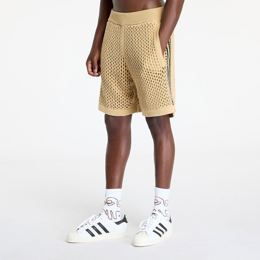 Kratke hlače adidas Originals Clot x C Shorts UNISEX Beige Tone Bež | JD7114