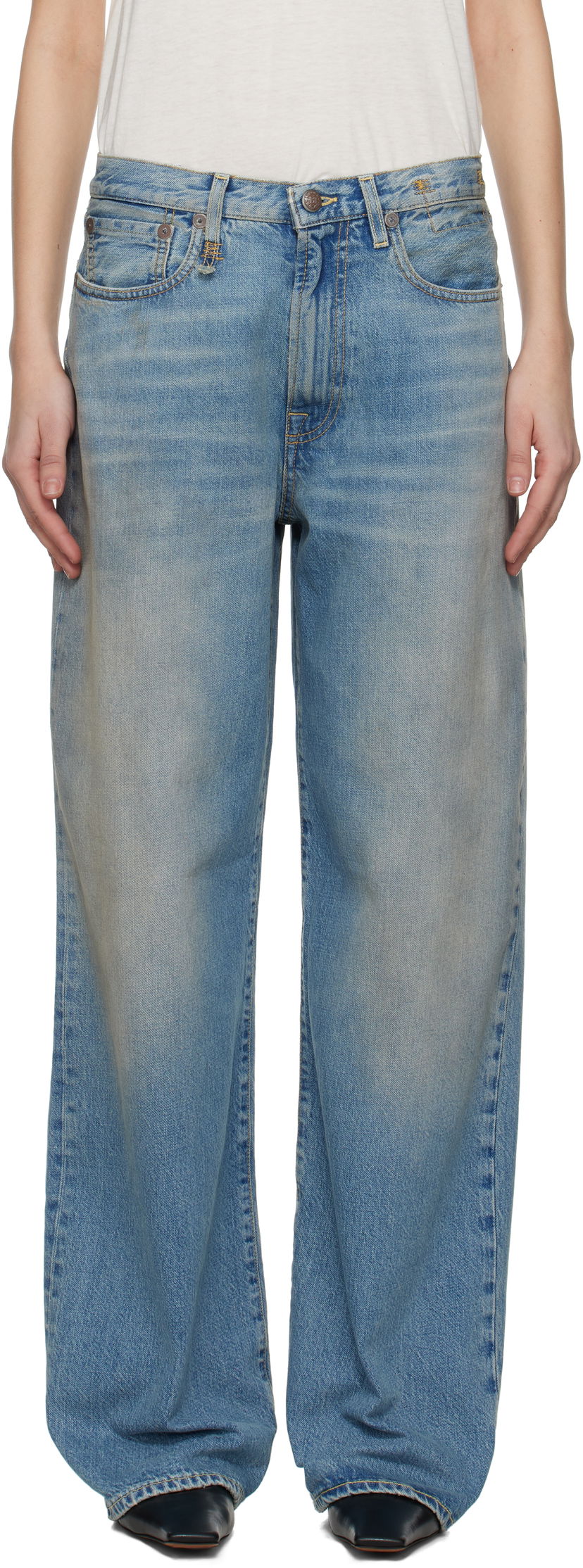 Jeans R13 R13 D'Arcy Loose Jeans Plava | R13WD038-D306A