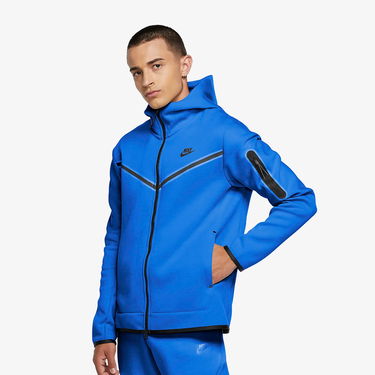 Dukserice Nike Sportswear Tech Fleece M Full-Zip Hoodie Plava | CU4489-480, 3