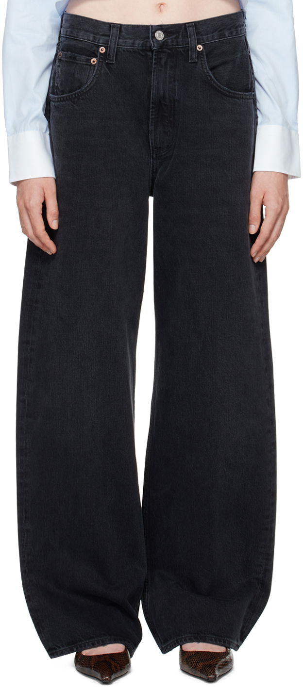 Jeans AGOLDE Low Curve Jeans Crna | A197-1157