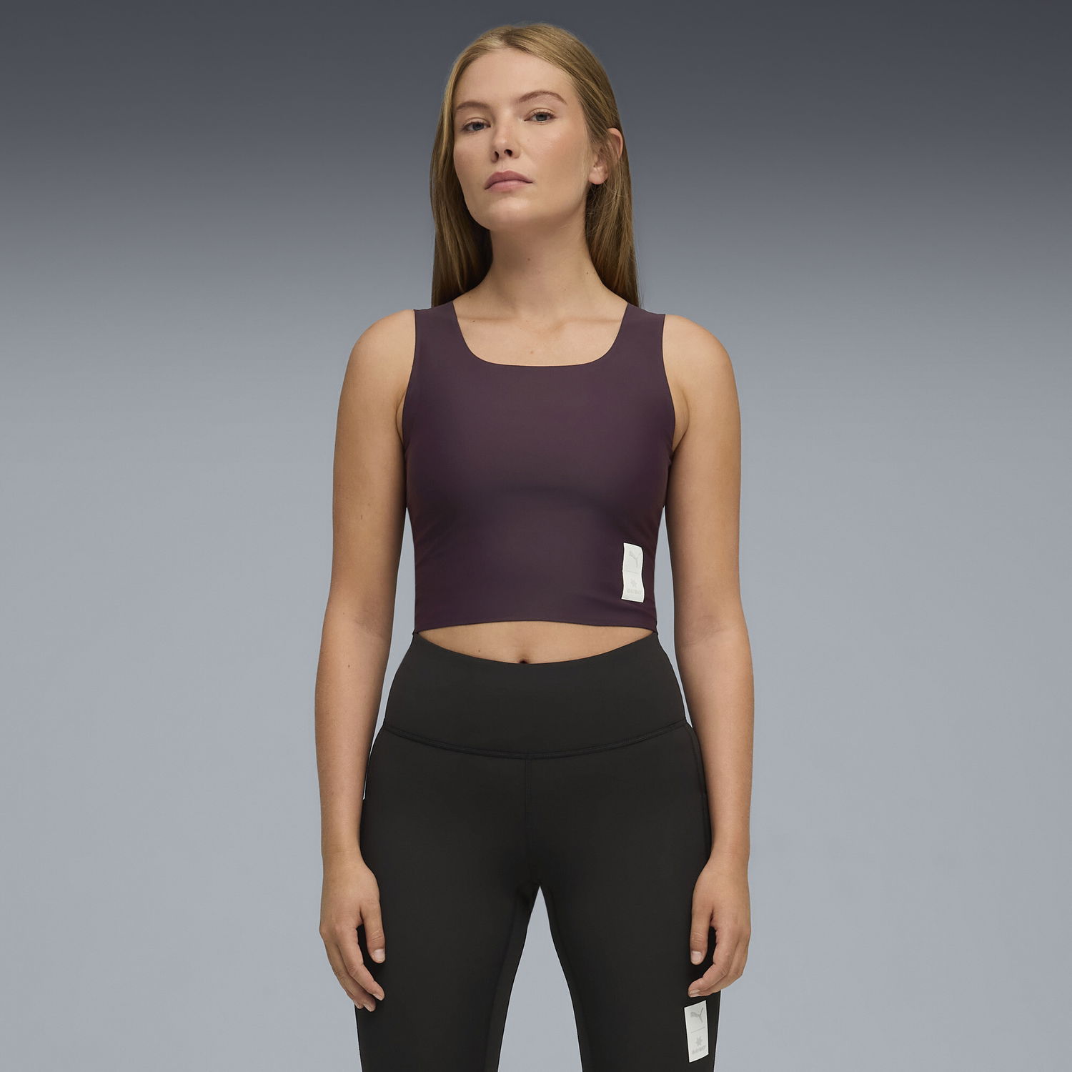 Crop top Puma PUMA x SAYSKY Crop Running Tank Top Ljubičasta | 527559_88, 0