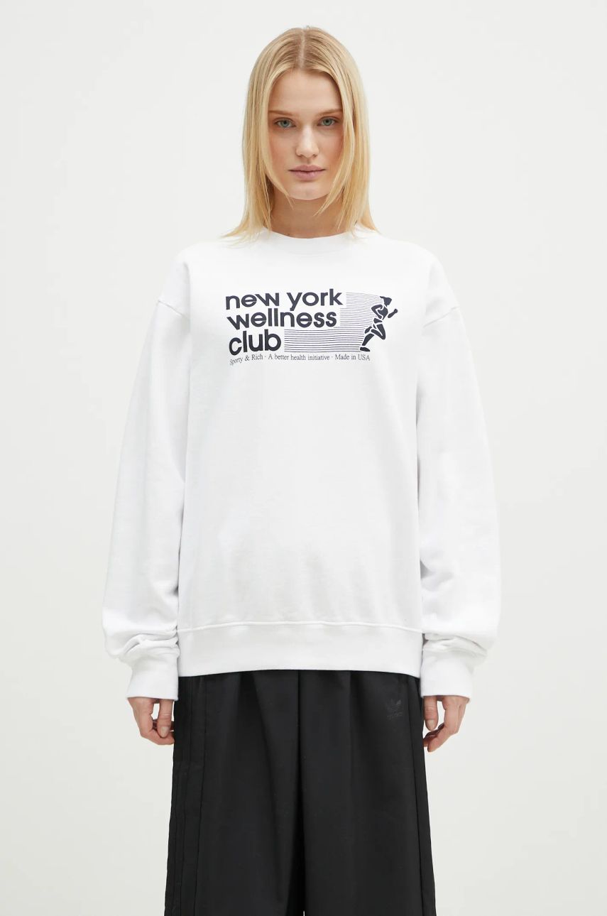 Džemper Sporty & Rich Sporty & Rich USA Wellness Club Sweatshirt Bijela | ST071506128WH01, 0