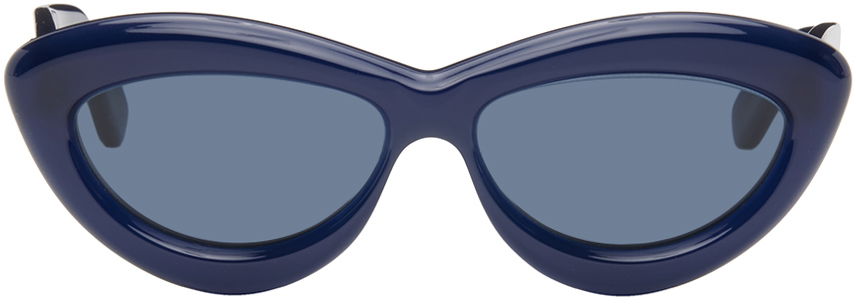 Sunčane naočale Loewe Blue Cat-Eye Sunglasses Tamnoplava | LW40096IW5490V 192337119972, 0