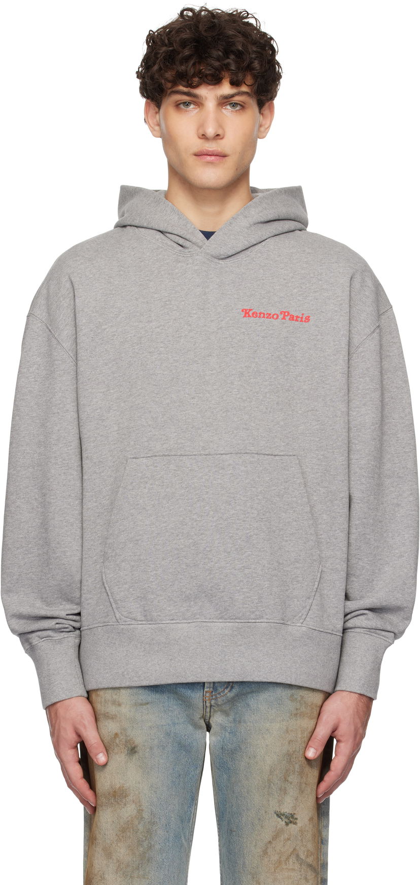 Dukserice KENZO Paris VERDY Edition Oversized Hoodie Siva | FF58SW2404MF