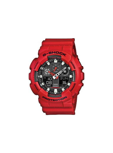 Satovi CASIO G-Shock GA-100B-4AER Crvena | GA-100B-4AER