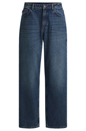 Jeans BOSS Relaxed Fit Jeans Plava | 50533913