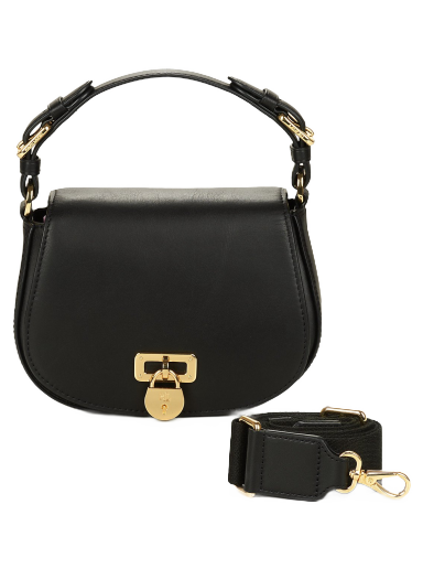 Torba za rame Polo by Ralph Lauren TANNER CROSSBODY BAG MEDIUM Crna | 431915354001