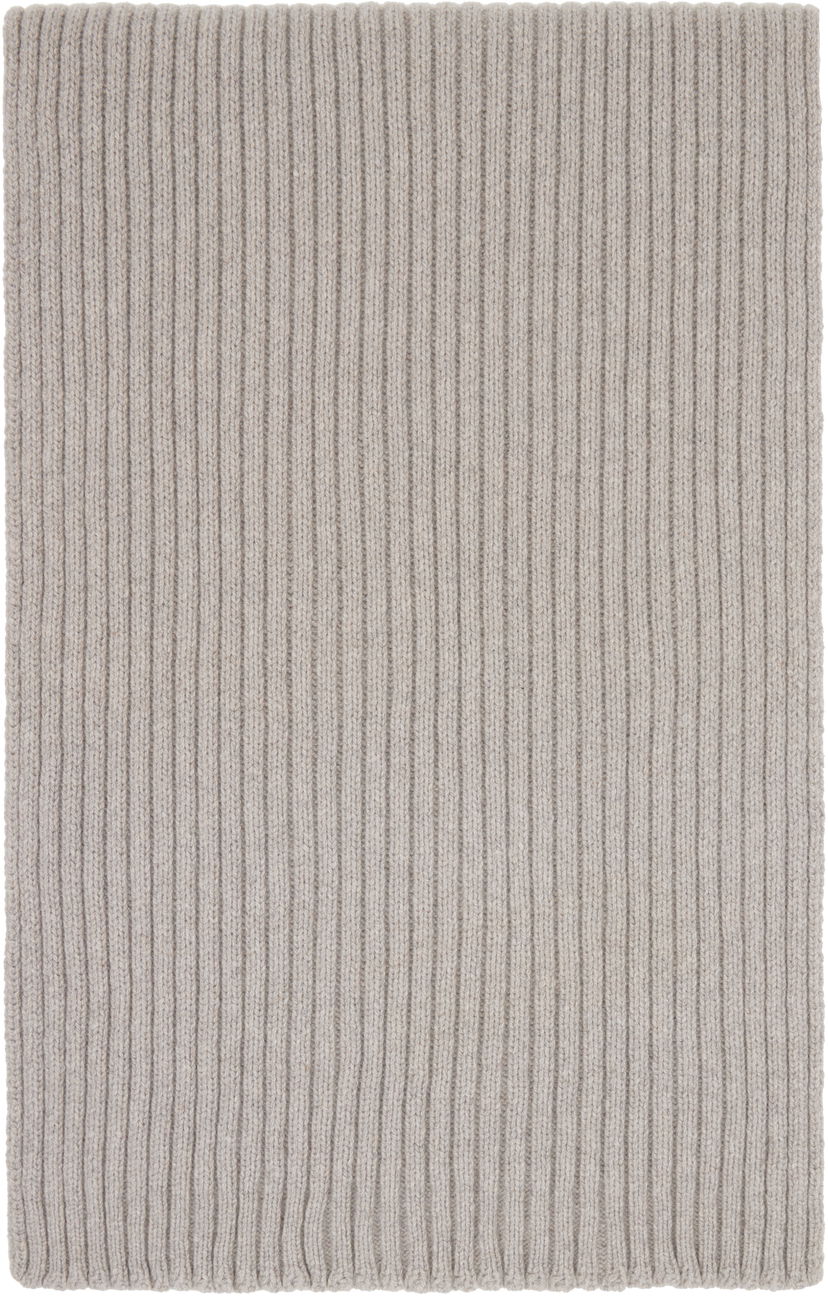 Šal Rick Owens Rick Owens Concordians Long Knit Scarf Bež | RU02E1479 WSBR