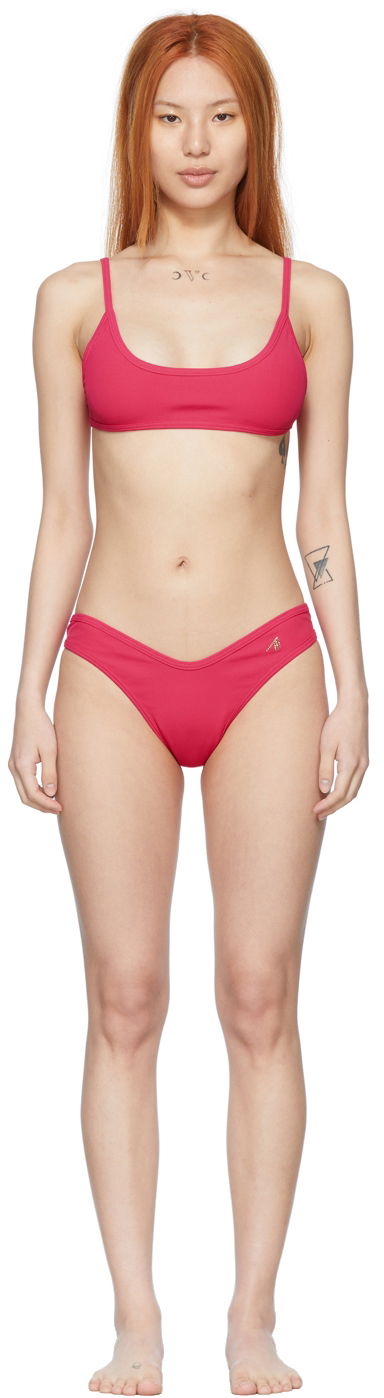 Kupaći kostimi The Attico Attico Nylon Bikini Ružičasta | 223WBB06 PA16