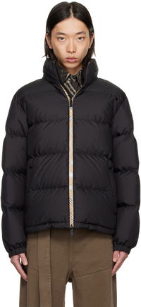 Burberry Snowdon Checker-Tape Down Jacket