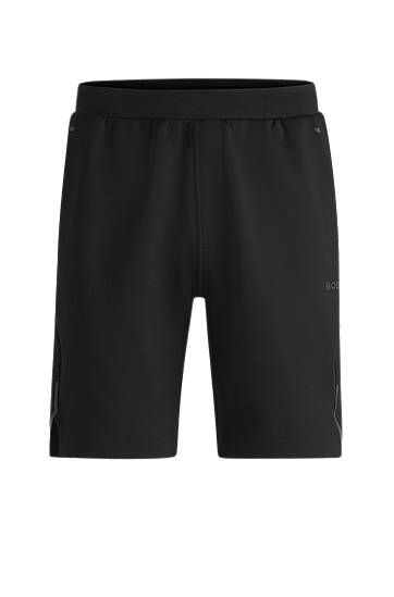 Kratke hlače BOSS Stretch Active Shorts with Reflective Details Crna | 50531225