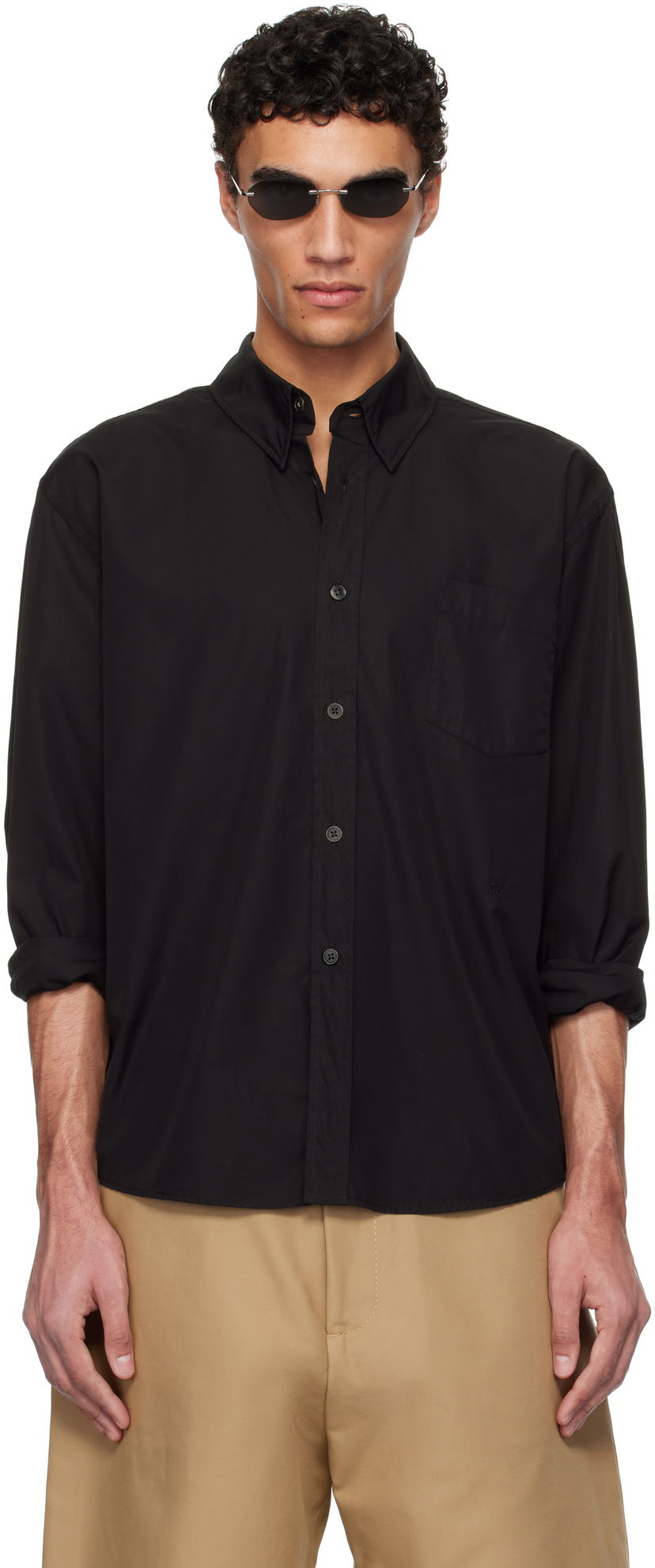 Košulja OUR LEGACY Our Legacy Beyond Button-Down Shirt Crna | M2252BBE