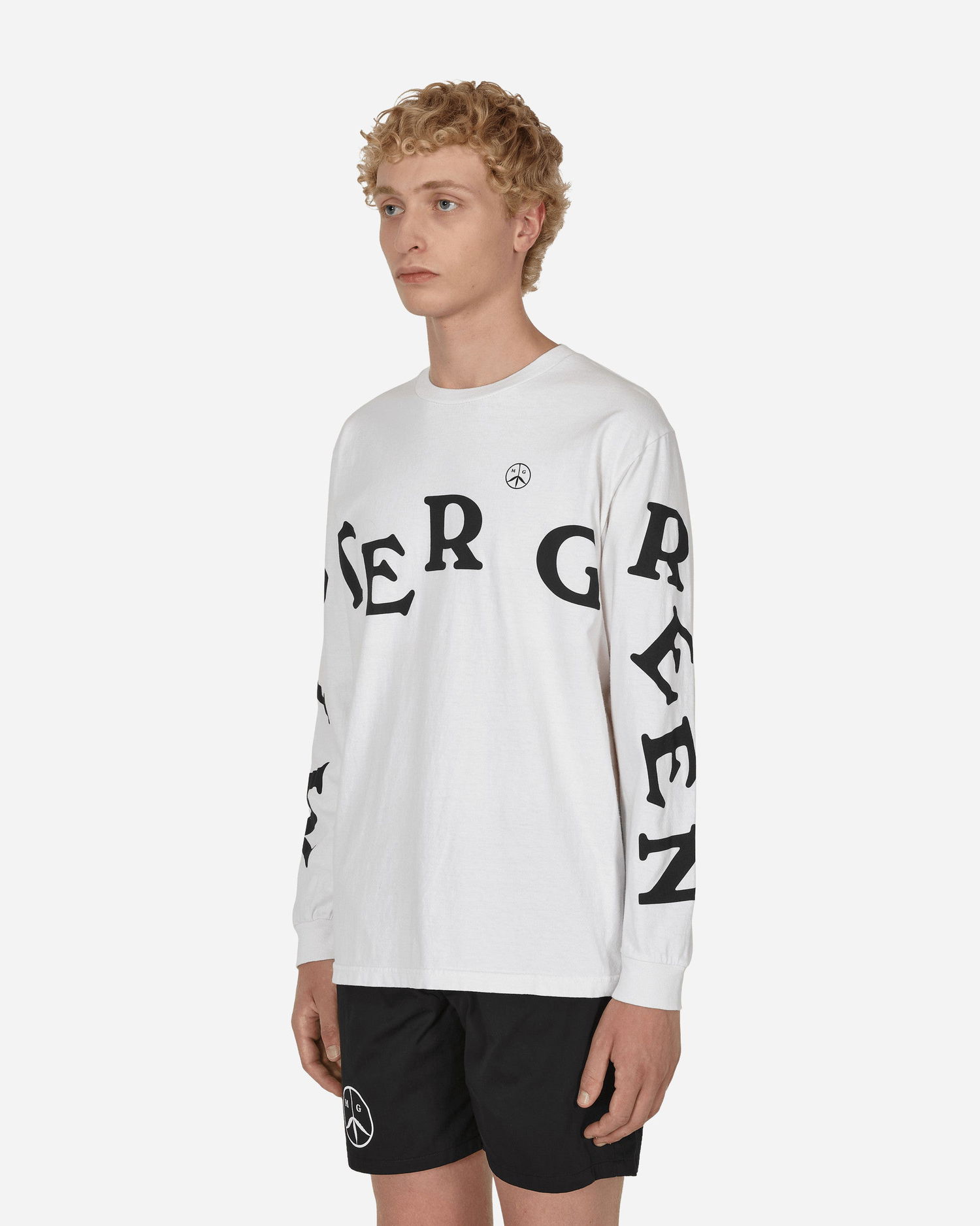 Majica kratkih rukava Mister Green Greensleeve T-Shirt Bijela | MGGREENLS 001, 1