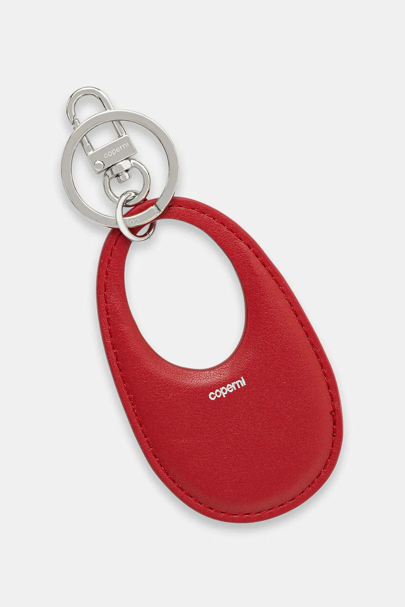 Privjesci za ključeve Coperni Coperni Swipe Leather Keychain Crvena | COPSLG02F6043