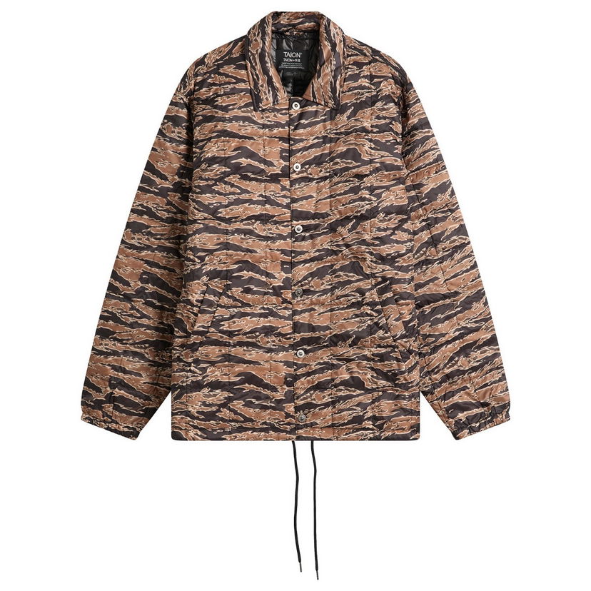 Pernata jakna TAION Down Coach Jacket Tiger Camo Višebojno | TAION-109CHJ-BGTC