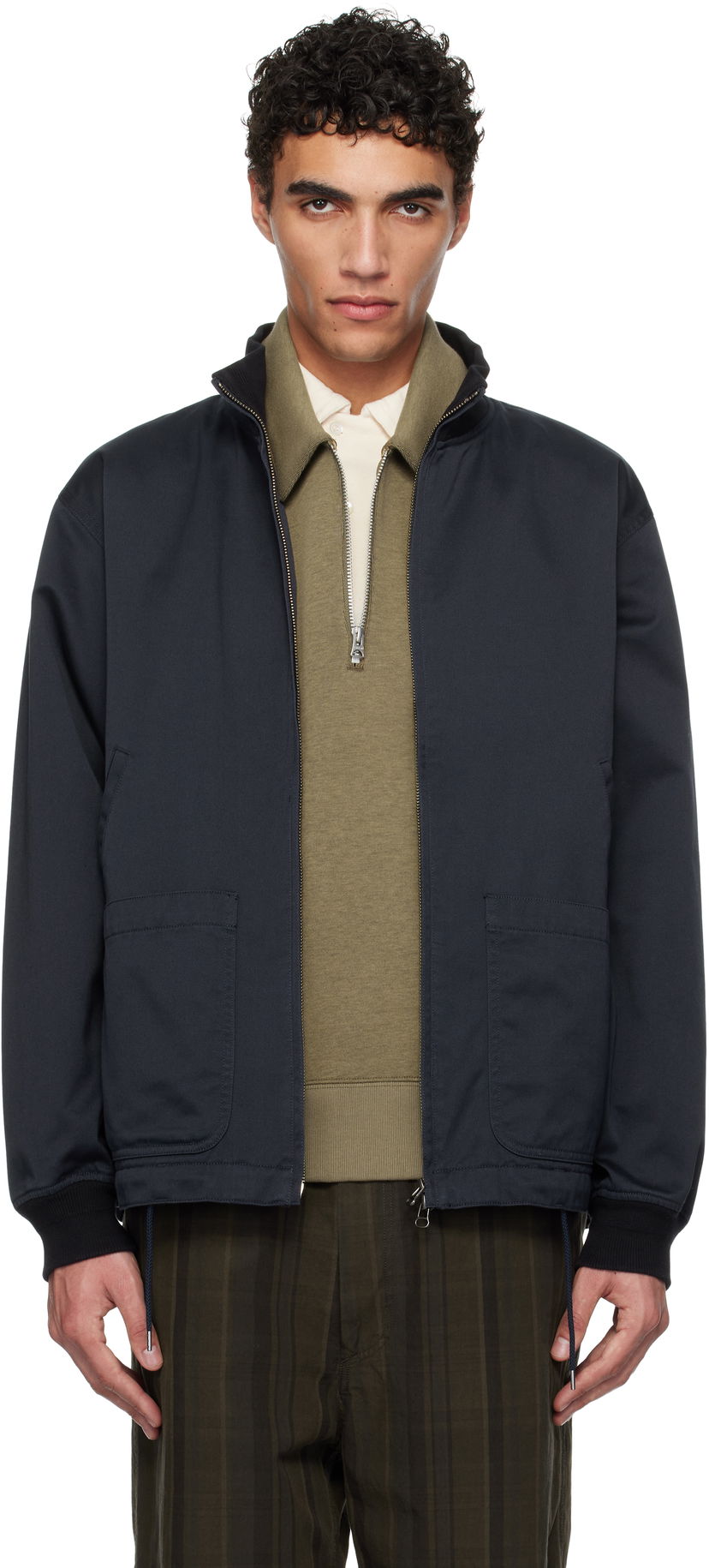 Jakna NANAMICA nanamica Chino Deck Jacket Tamnoplava | S25SA078U