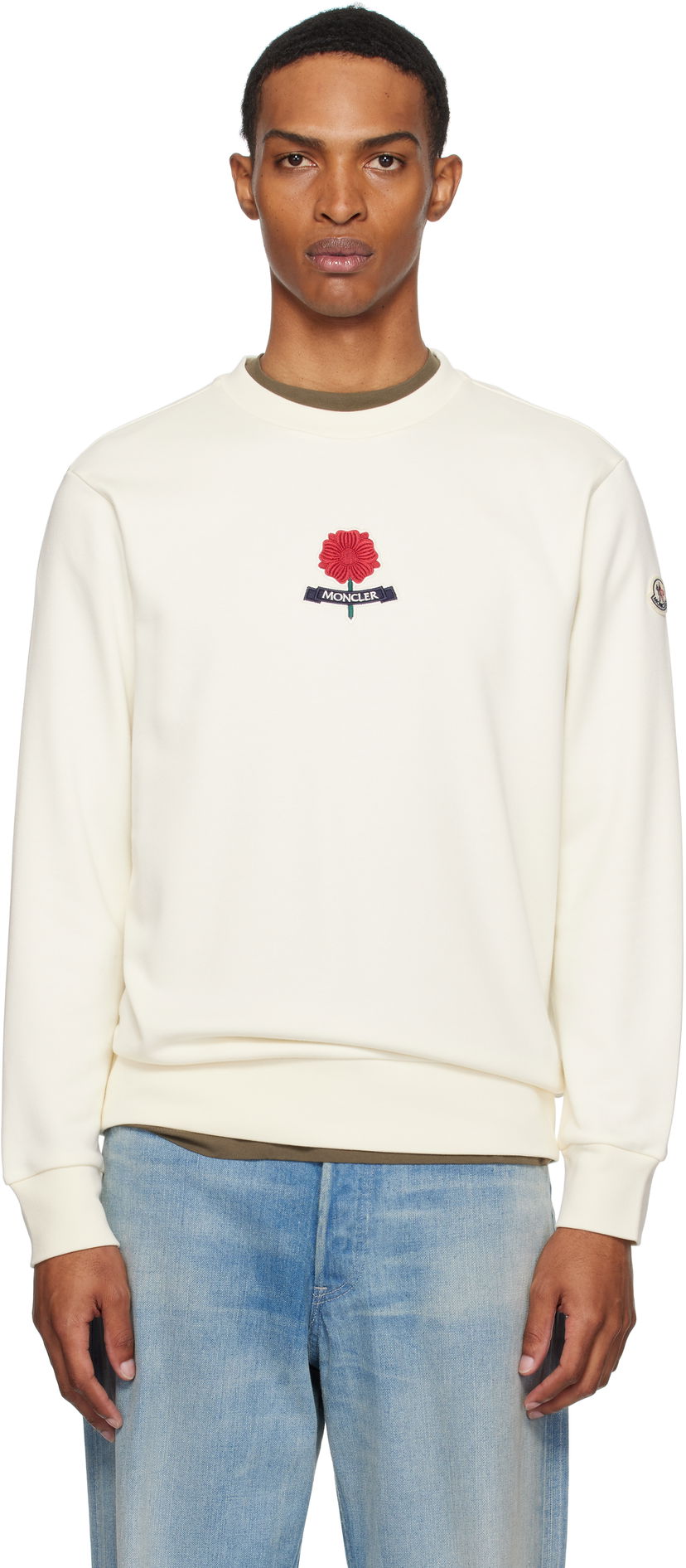Dukserice Moncler Moncler Archivio Sweatshirt Bijela | K20918G0003689B3P