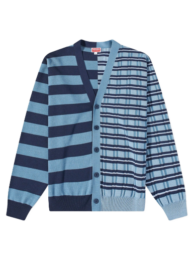 Džemper KENZO Split Striped Cardigan Sky Plava | FC65CA3283CK64
