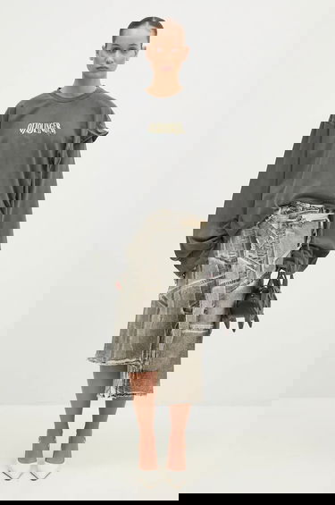 Suknja Ottolinger Ottolinger Denim Wrap Mini A-Line Skirt Siva | 1170404921, 4