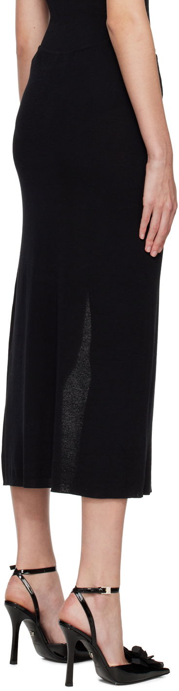 Suknja BEC + BRIDGE BEC + BRIDGE Sorrento Midi Skirt with Side Slit Crna | H22-30388, 2