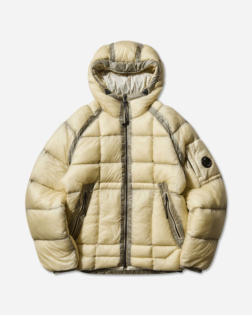 Pernata jakna C.P. Company D.D. Shell Hooded Medium Down Jacket Bež | 19CMOW702A-110416A 402