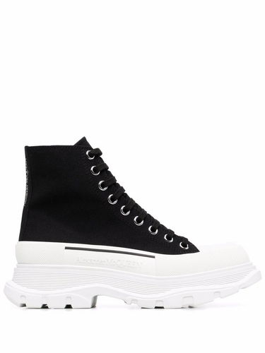 Tenisice i cipele Alexander McQueen Cotton Ankle Boots Bijela | 611706W4MV21070, 0