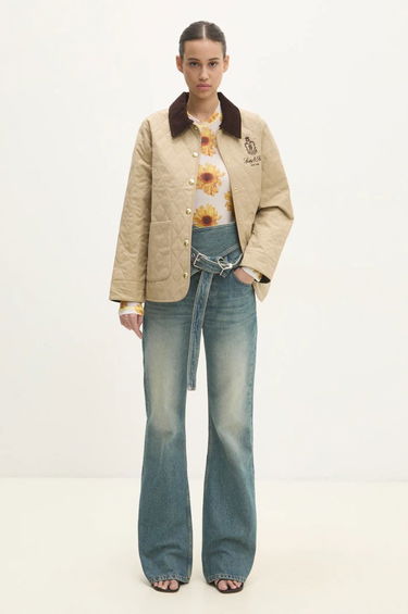 Jakna Sporty & Rich Sporty & Rich Vendome Quilted Jacket Bež | OW008512205BE01, 5