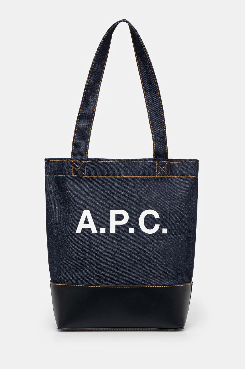 Tote bag A.P.C. Axel Small Tote Bag Plava | CODDP.M61568.IAK, 0