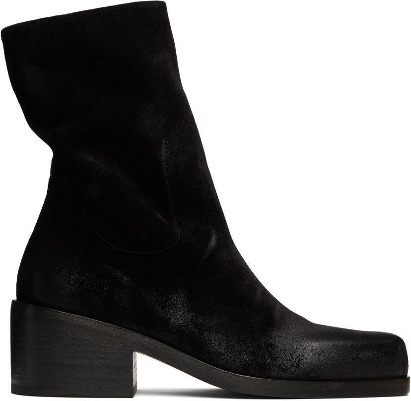 Odjeća Marsèll Cassello Suede Boots Crna | MW6665 P024