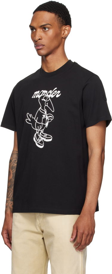 Majica kratkih rukava Moncler Moncler Archivio Creativo Graphic T-Shirt Crna | K20918C0001689AJS, 3