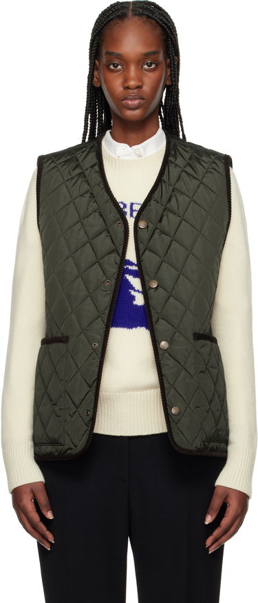 Prsluk Burberry Burberry Quilted Vest Zelena | 8108400, 0