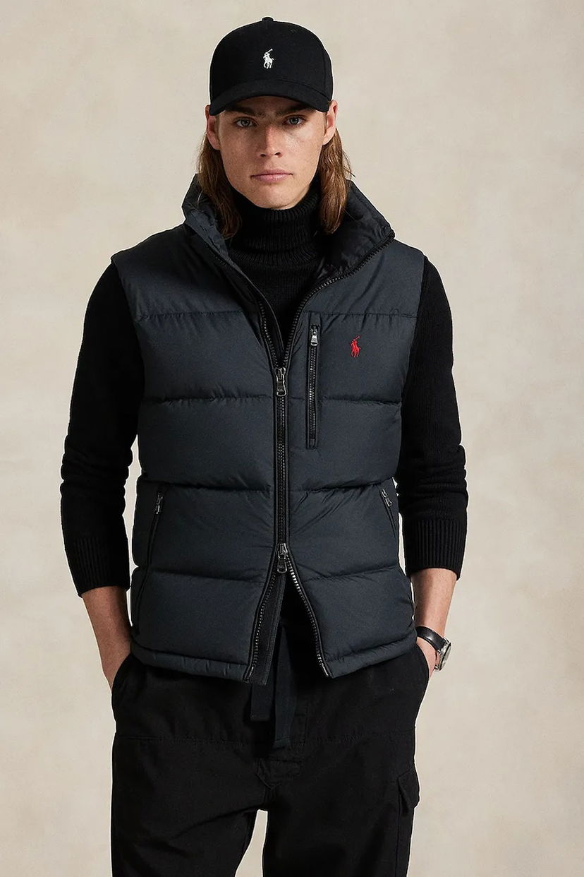 Prsluk Polo by Ralph Lauren Polo Ralph Lauren Water-Repellent Down Vest Crna | 710968283