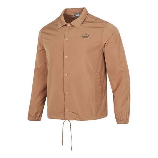 Vjetrovka Puma Logo Printing Jacket Smeđa | 537012-63
