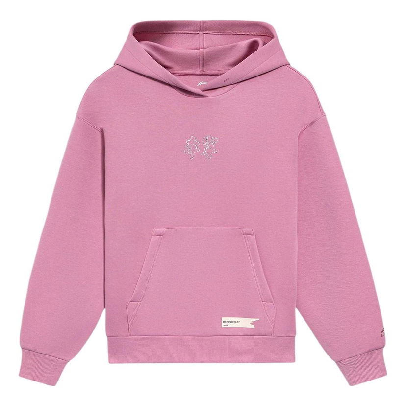 Dukserice Li-Ning Logo Hoodie Ružičasta | AWDS046-7