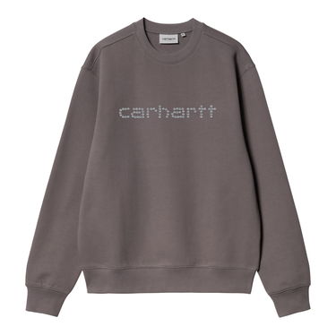 Džemper Carhartt WIP Carhartt WIP Rivet Script Sweatshirt Smeđa | I034415_8, 0
